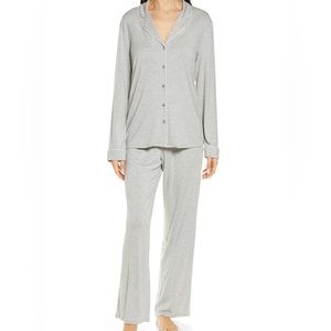 Nordstrom | Heathered Gray | Women’s PJ long-sleeve set (top and bottom) | XS